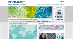 Desktop Screenshot of emeraude-international.com